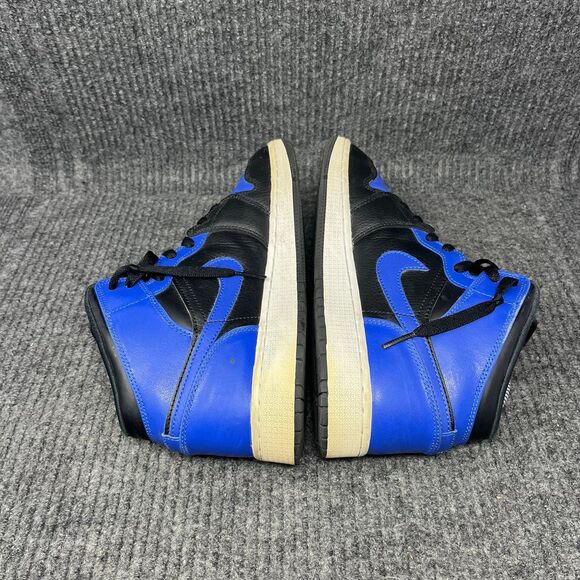 Nike Air Jordan 1 Mid Hyper Royal Blue Black Shoes Women’s 8.5 (7Y) 554725-077 - Picture 5 of 8
